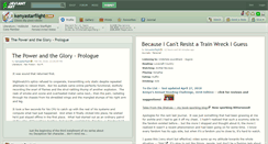 Desktop Screenshot of kenyastarflight.deviantart.com