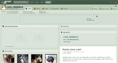 Desktop Screenshot of lizzie--middleford.deviantart.com
