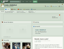 Tablet Screenshot of lizzie--middleford.deviantart.com