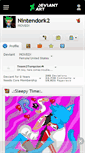 Mobile Screenshot of nintendork2.deviantart.com