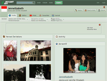 Tablet Screenshot of jennelizabeth.deviantart.com