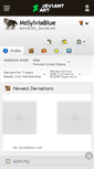 Mobile Screenshot of mssylviablue.deviantart.com