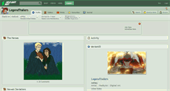 Desktop Screenshot of legendtrailers.deviantart.com