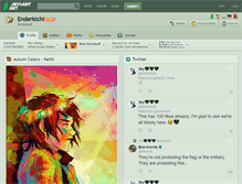 Tablet Screenshot of enderkichi.deviantart.com