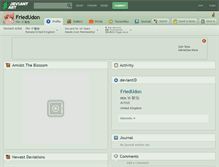 Tablet Screenshot of friedudon.deviantart.com