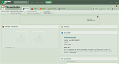 Desktop Screenshot of likeasombodee.deviantart.com