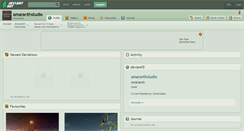 Desktop Screenshot of amaranthstudio.deviantart.com