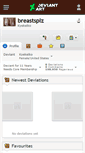 Mobile Screenshot of breastsplz.deviantart.com