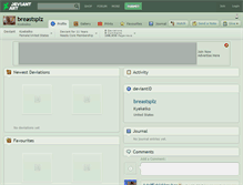 Tablet Screenshot of breastsplz.deviantart.com