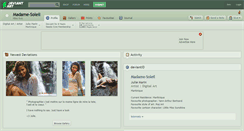 Desktop Screenshot of madame-soleil.deviantart.com