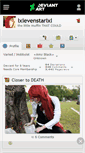 Mobile Screenshot of lxlevenstarlxl.deviantart.com