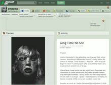 Tablet Screenshot of emeemo.deviantart.com