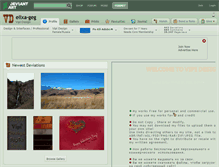 Tablet Screenshot of elixa-geg.deviantart.com