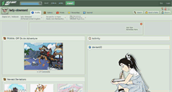 Desktop Screenshot of lady-obsessed.deviantart.com