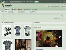 Tablet Screenshot of karatealive.deviantart.com