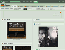 Tablet Screenshot of muscarr.deviantart.com