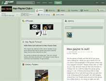 Tablet Screenshot of max-payne-club.deviantart.com