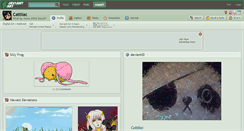 Desktop Screenshot of cattilac.deviantart.com