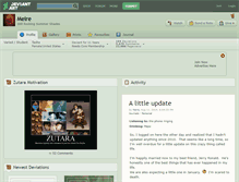 Tablet Screenshot of meire.deviantart.com