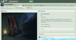 Desktop Screenshot of crescentdebris.deviantart.com