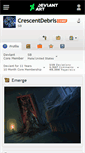 Mobile Screenshot of crescentdebris.deviantart.com
