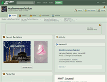 Tablet Screenshot of muslimwomenfashion.deviantart.com