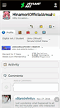 Mobile Screenshot of hinamoriofficialamu.deviantart.com