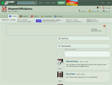 Tablet Screenshot of hinamoriofficialamu.deviantart.com