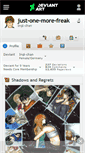 Mobile Screenshot of just-one-more-freak.deviantart.com