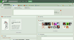 Desktop Screenshot of dallmatian.deviantart.com