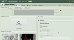 Desktop Screenshot of obsessed-designer.deviantart.com