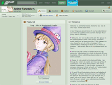 Tablet Screenshot of anime-faneezie.deviantart.com