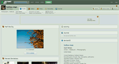 Desktop Screenshot of hollow-man.deviantart.com