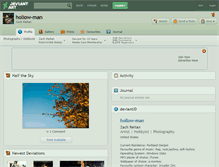 Tablet Screenshot of hollow-man.deviantart.com