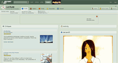 Desktop Screenshot of lovitude.deviantart.com