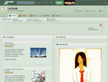 Tablet Screenshot of lovitude.deviantart.com