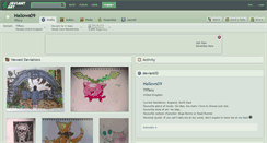 Desktop Screenshot of hallows09.deviantart.com