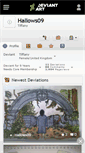Mobile Screenshot of hallows09.deviantart.com