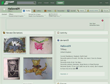 Tablet Screenshot of hallows09.deviantart.com