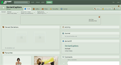 Desktop Screenshot of deviantcaptions.deviantart.com