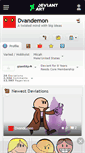 Mobile Screenshot of dvandemon.deviantart.com