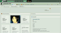 Desktop Screenshot of narutoxfan1996.deviantart.com