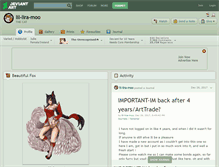 Tablet Screenshot of lil-lira-moo.deviantart.com