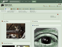 Tablet Screenshot of digital-eyes.deviantart.com