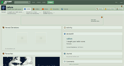 Desktop Screenshot of callura.deviantart.com
