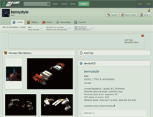 Tablet Screenshot of bennystyle.deviantart.com