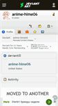Mobile Screenshot of anime-hime06.deviantart.com
