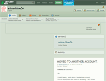 Tablet Screenshot of anime-hime06.deviantart.com