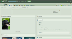Desktop Screenshot of ktoer.deviantart.com
