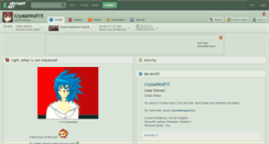 Desktop Screenshot of crystalwolf15.deviantart.com